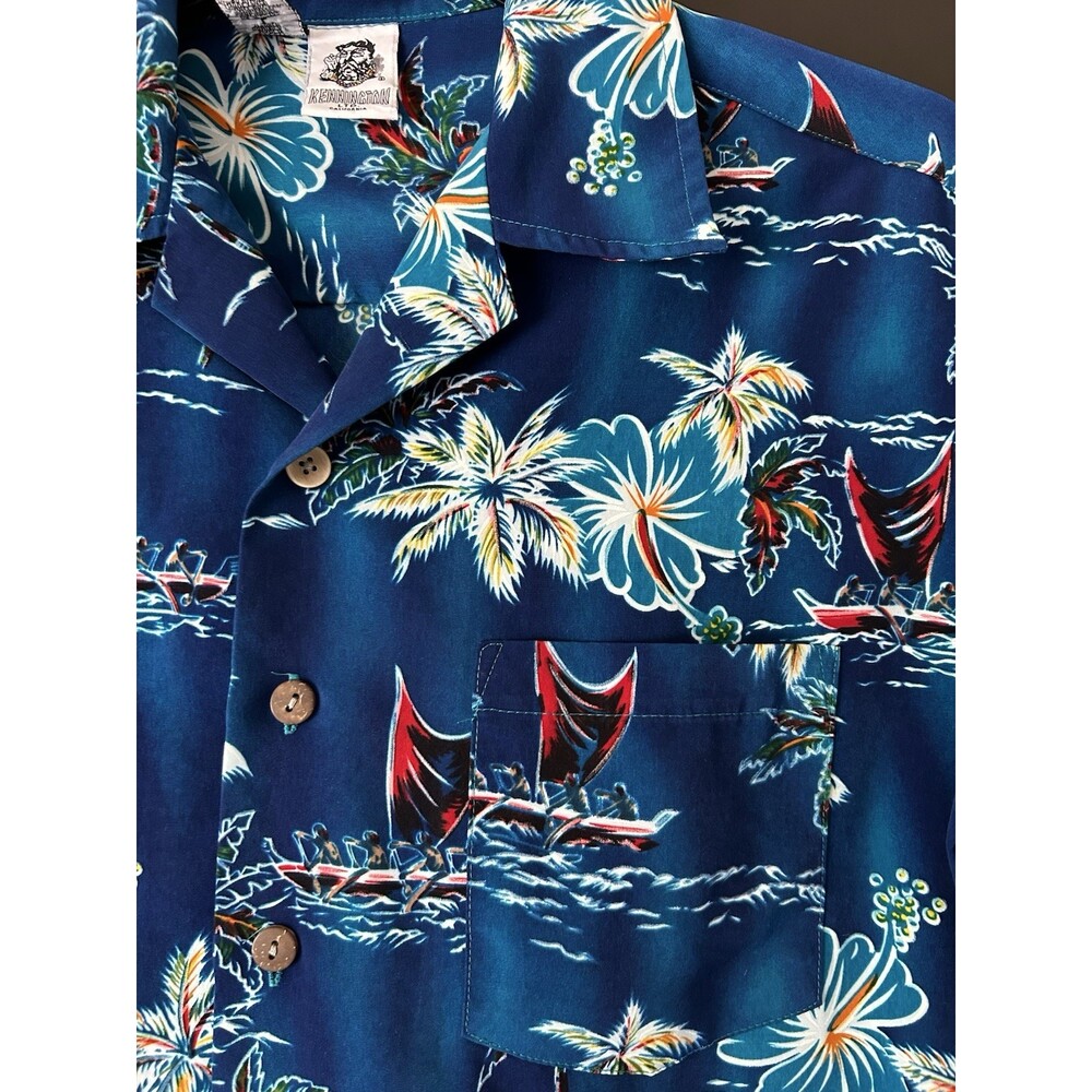 Men’s size, large tropical shirt by Kensington - Picture 2 of 5